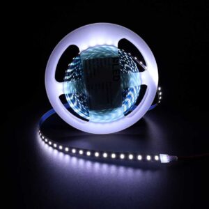 DS Economical Straight LED Flexible Strip 2835 Cool White-120led/m-8mm-12V-10w