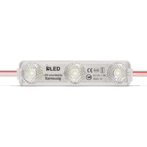 DS Led 2835 Module Cool White (3000K) 12V 1.2W IP68 175° Lens