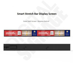DS Shelf Talker LCD Digital Screen Display 476X89.37