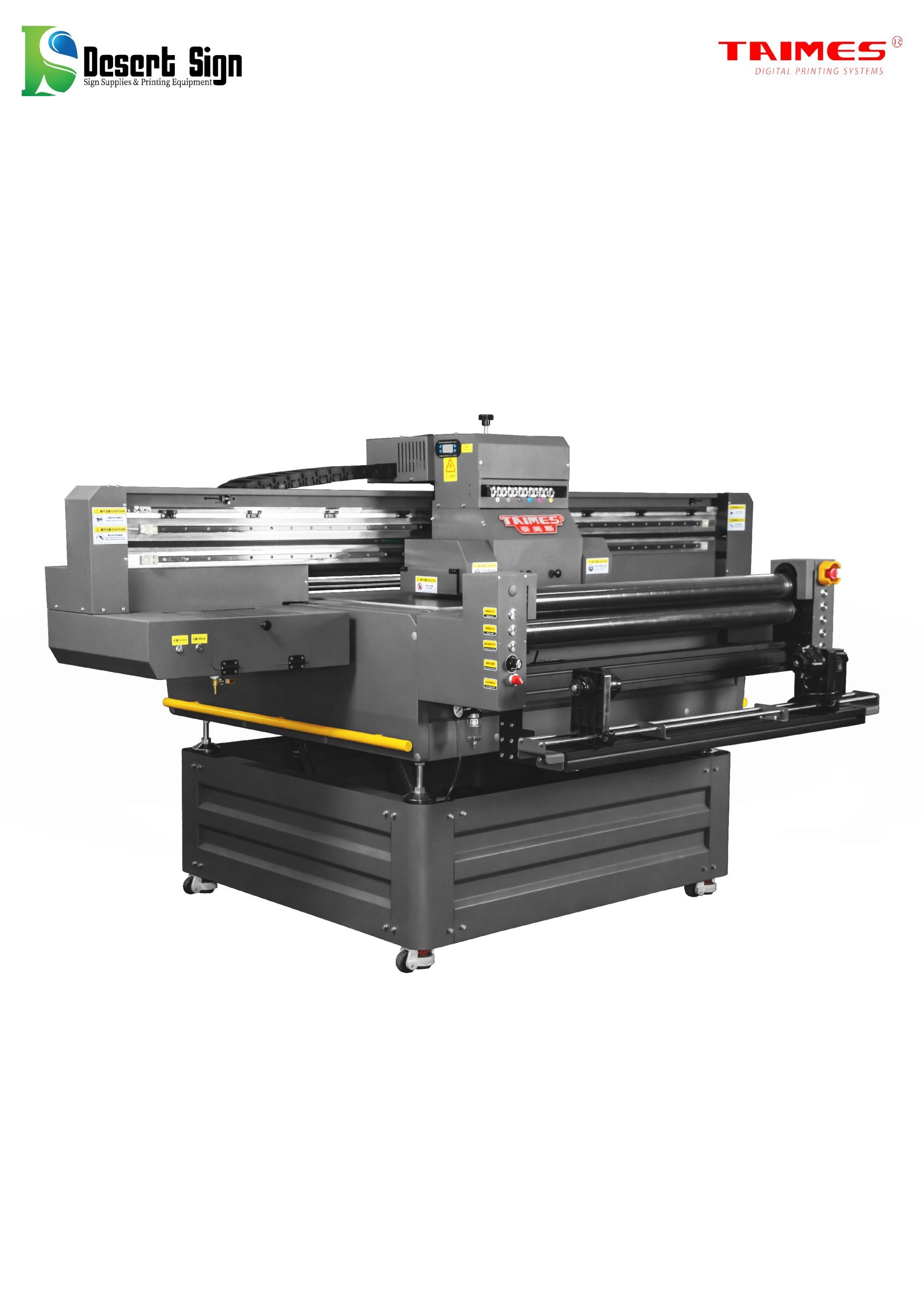 TAIMES TF9060 Full-Featured Flatbed Cylindrical all-in-one Signage Personalization UV Printer - Image 2