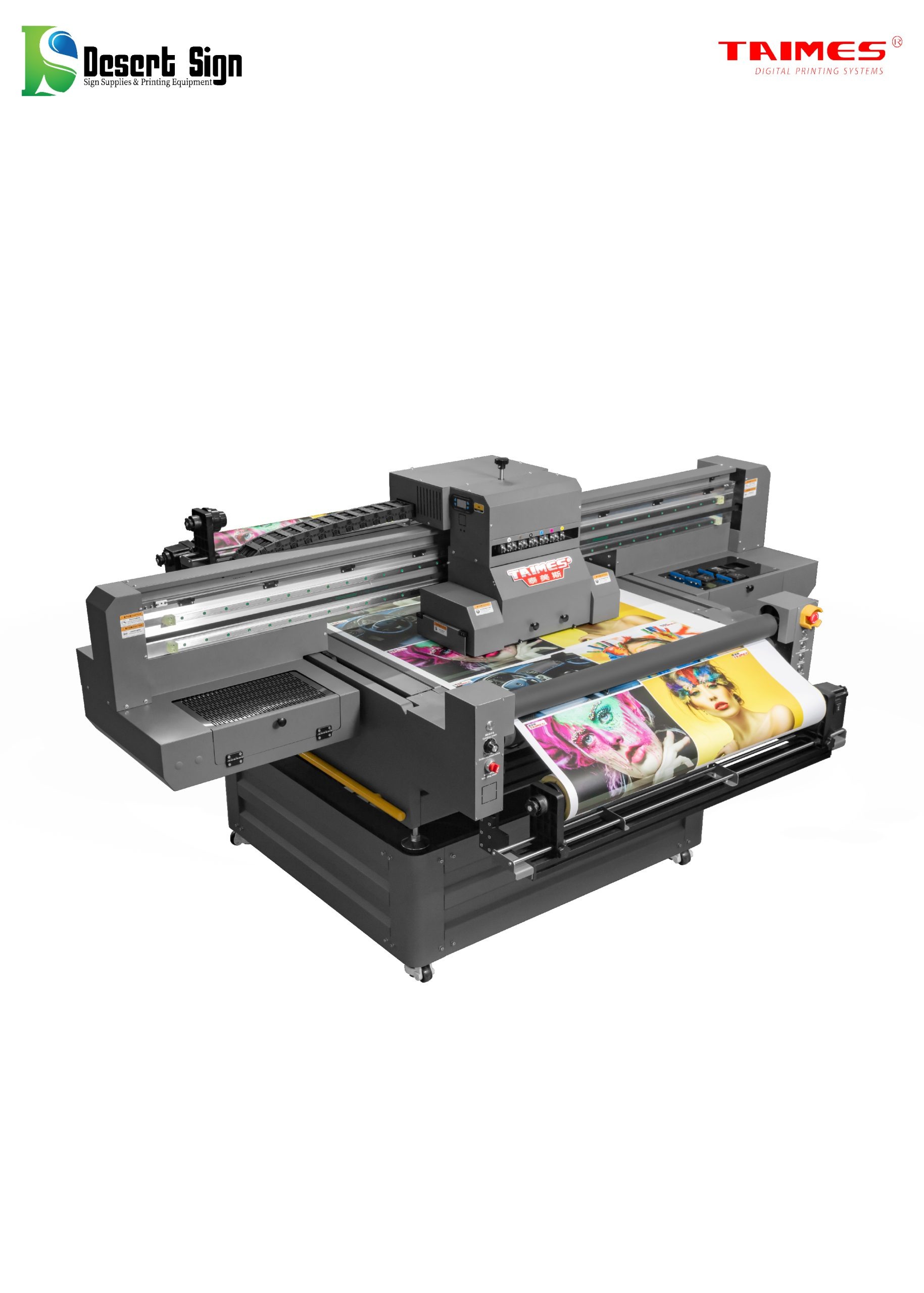 TAIMES TF9060 Full-Featured Flatbed Cylindrical all-in-one Signage Personalization UV Printer - Image 8