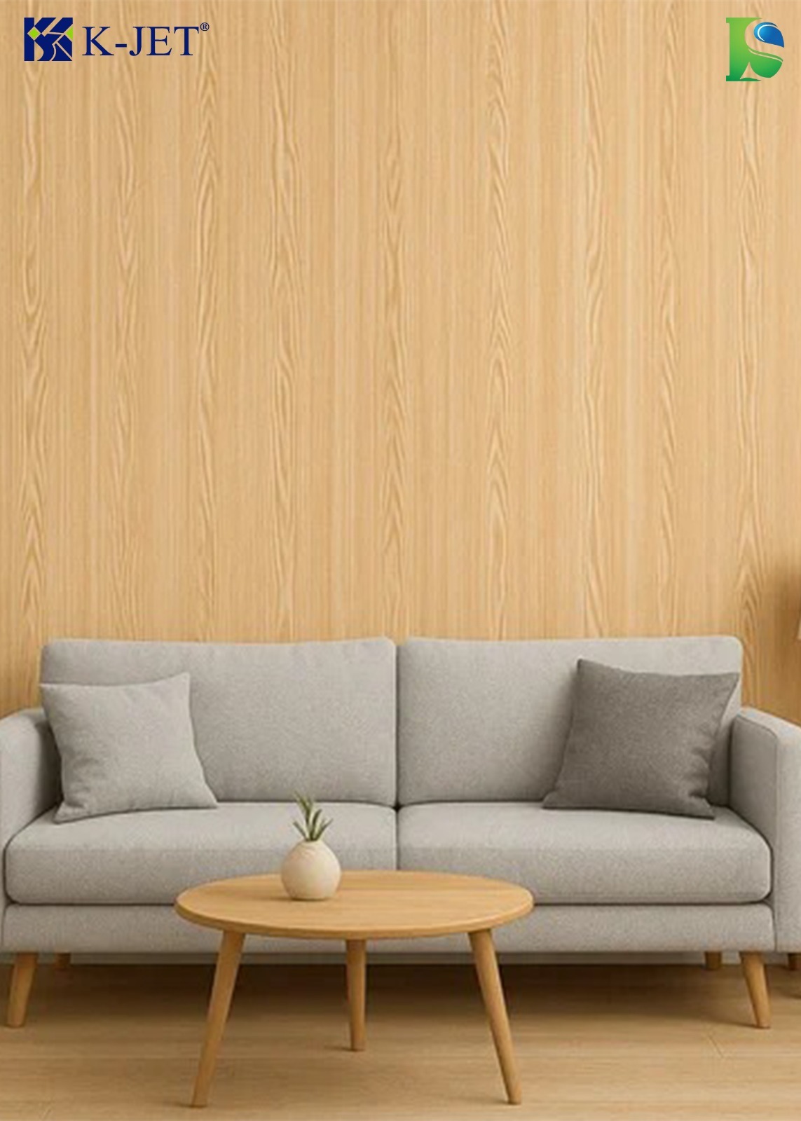 K-JET Iron Wood Grain Vinyl Wallpaper - Image 2