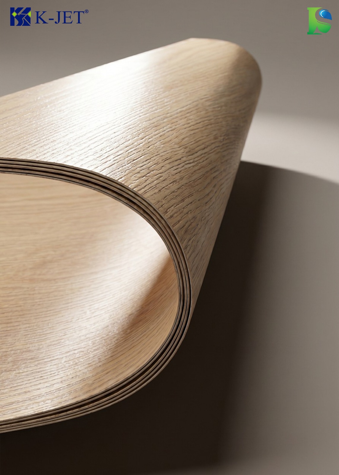 K-JET Iron Wood Grain Vinyl Wallpaper - Image 5