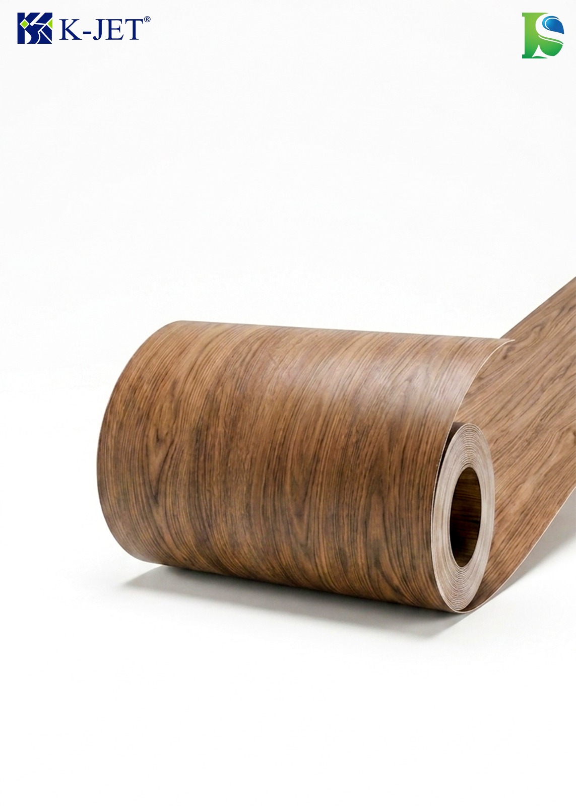 K-JET Beech Wood Grain Vinyl Wallpaper - Image 2