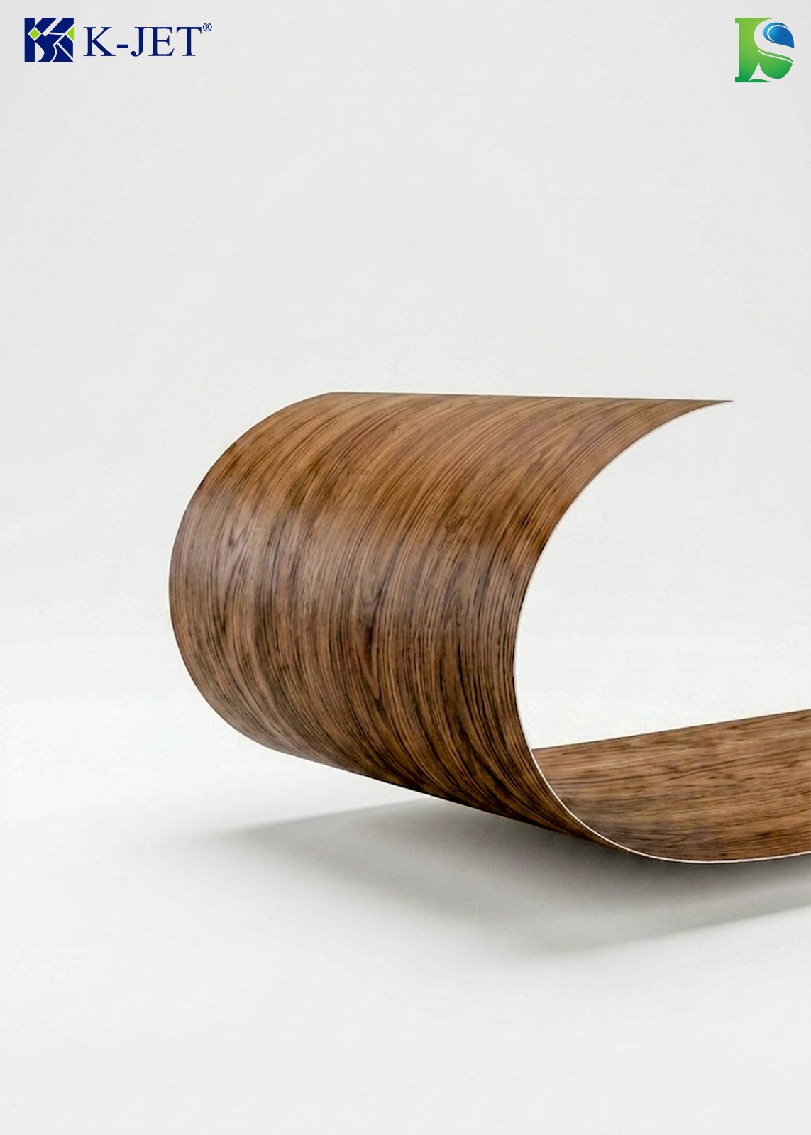 K-JET Beech Wood Grain Vinyl Wallpaper - Image 3